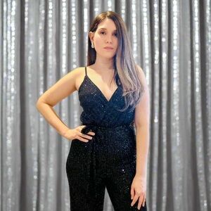 Sparkle Elegance Party Jumpsuit